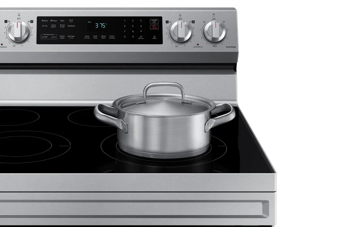 Samsung Stainless Steel Electric Range with Induction Cooktop - photo 5