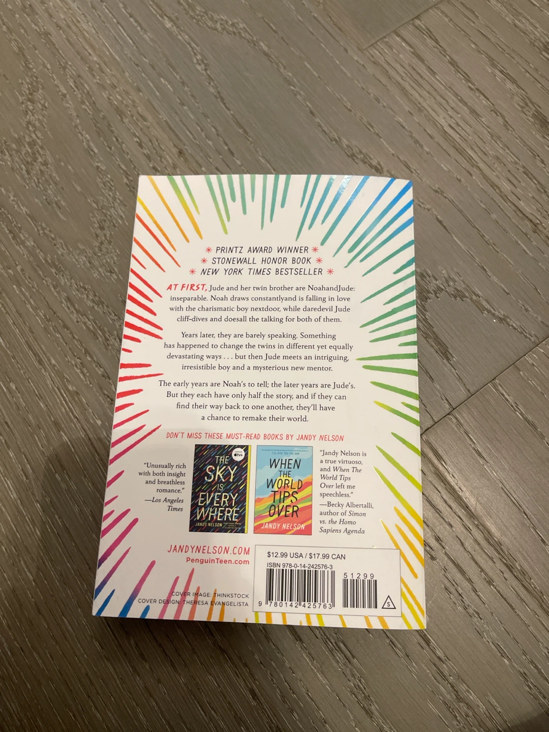 I'll Give You the Sun by Jandy Nelson Novel - photo 3