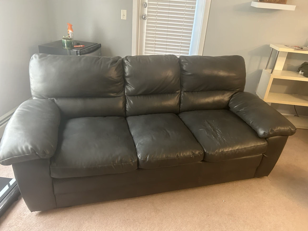 Dark Grey 3-Seater Sofa