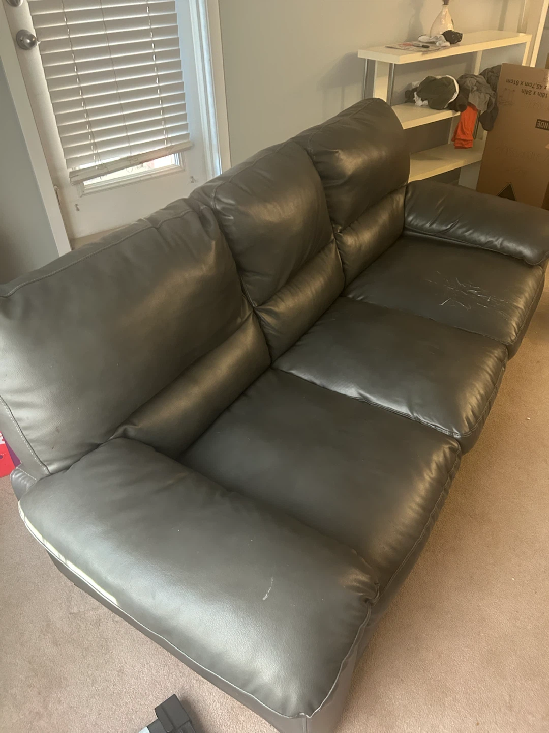 Dark Grey 3-Seater Sofa - photo 2