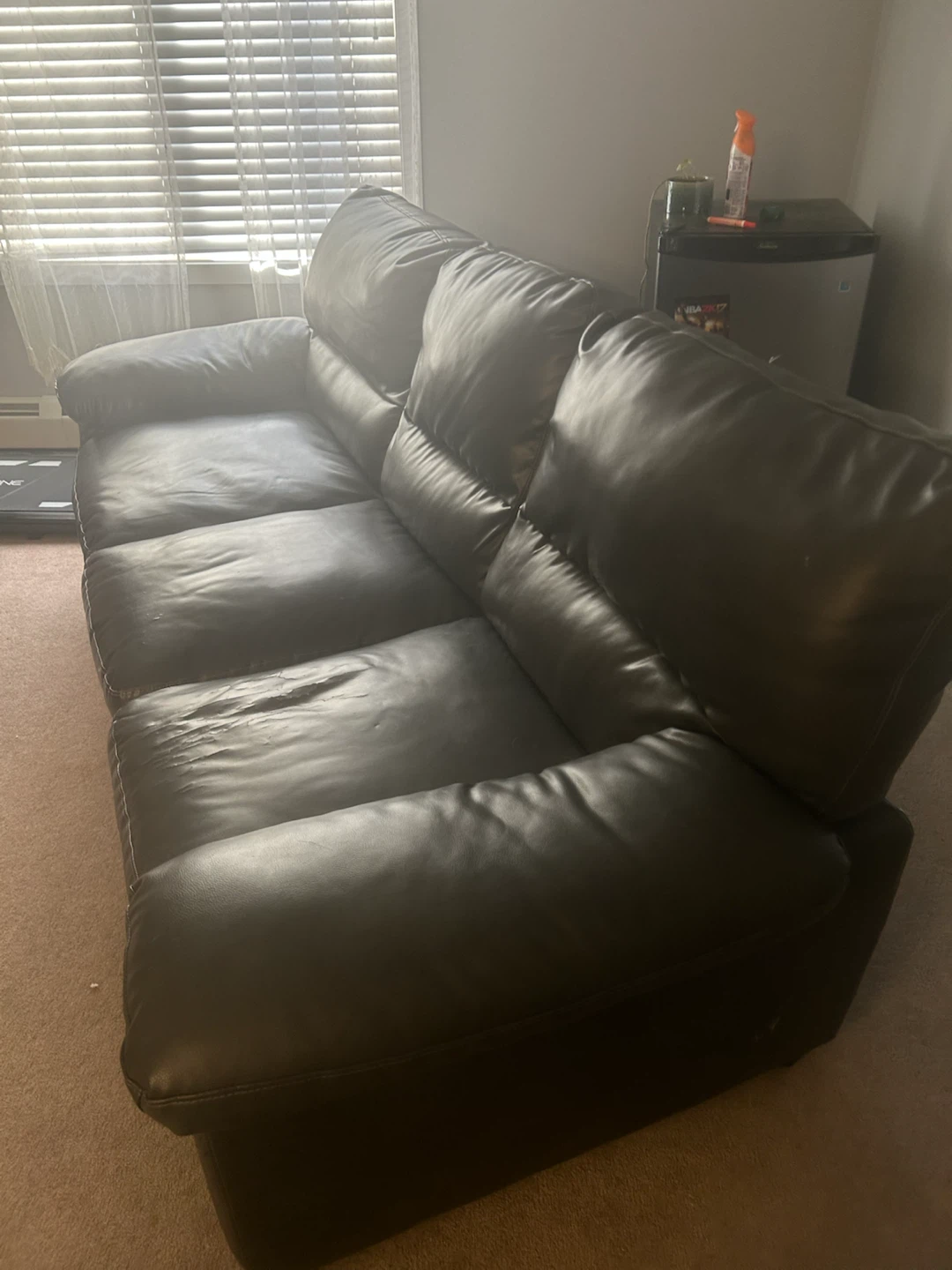 Dark Grey 3-Seater Sofa - photo 3