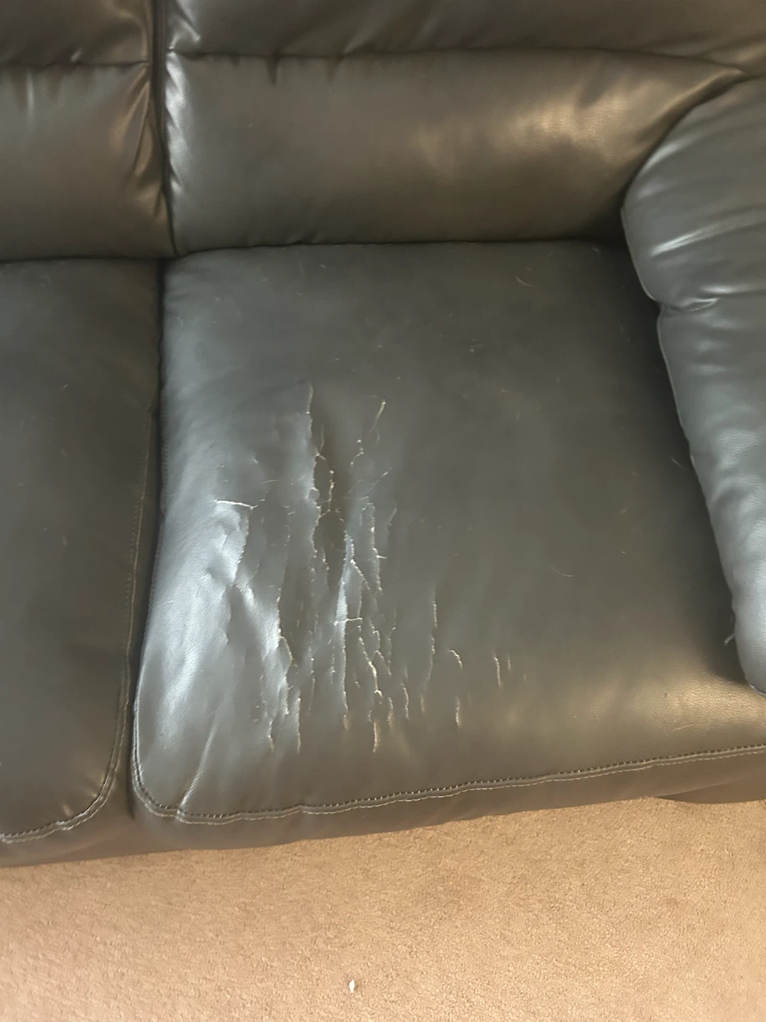 Dark Grey 3-Seater Sofa - photo 4