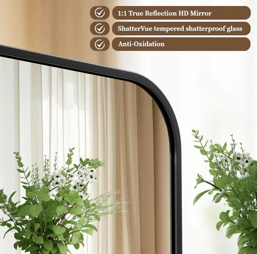 BEAUTYPEAK Wall Mirror 20" x 28" Rectangular - photo 2