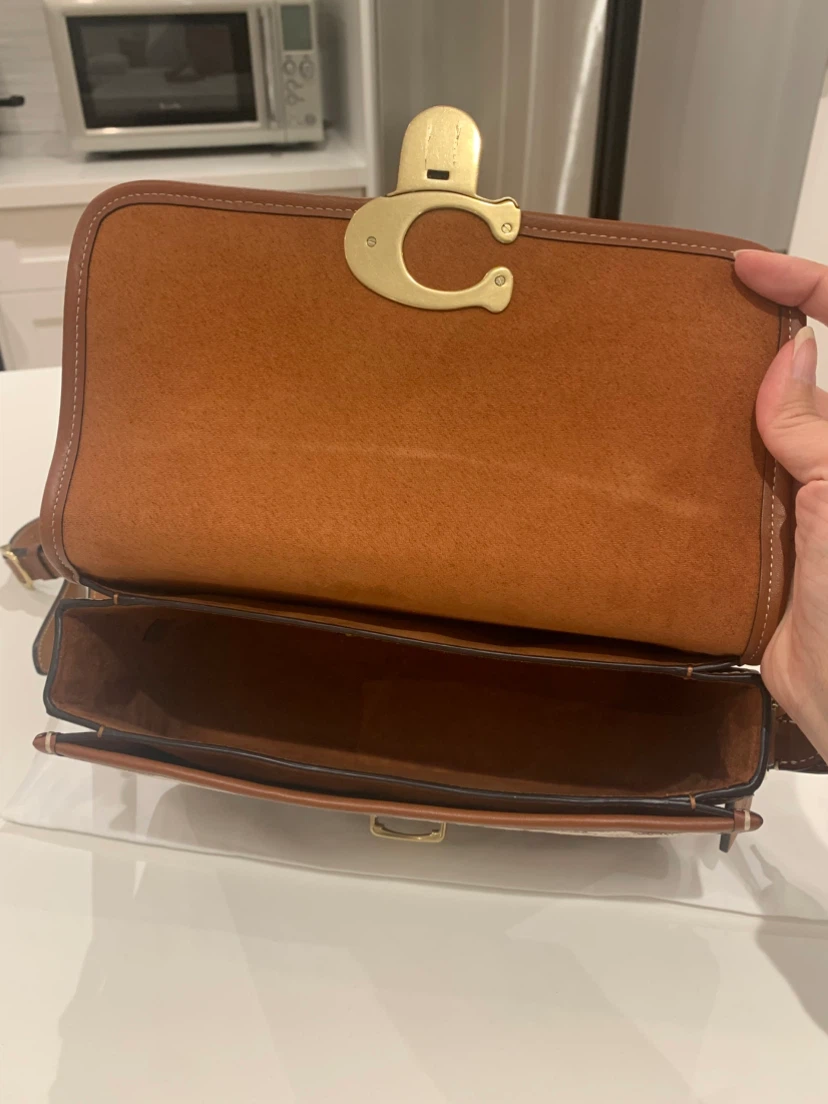 Coach Signature Jacquard Penguin Studio Shoulder Crossbody Bag - photo 3