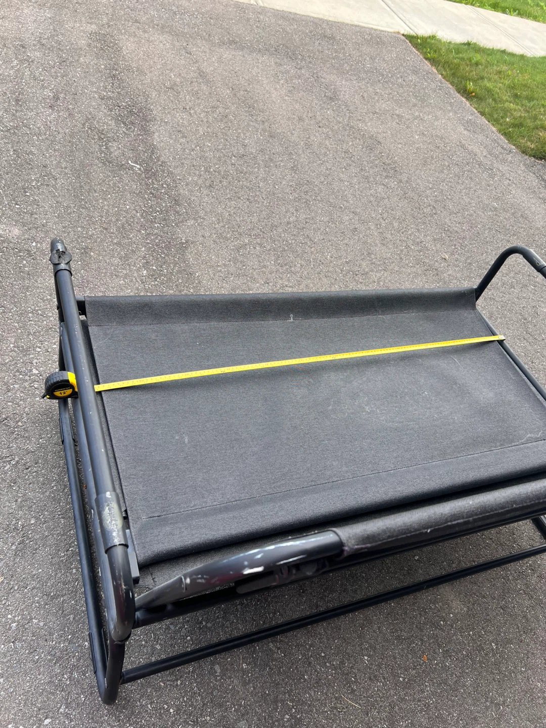 Black Folding futon/ Convertible Bed - photo 3