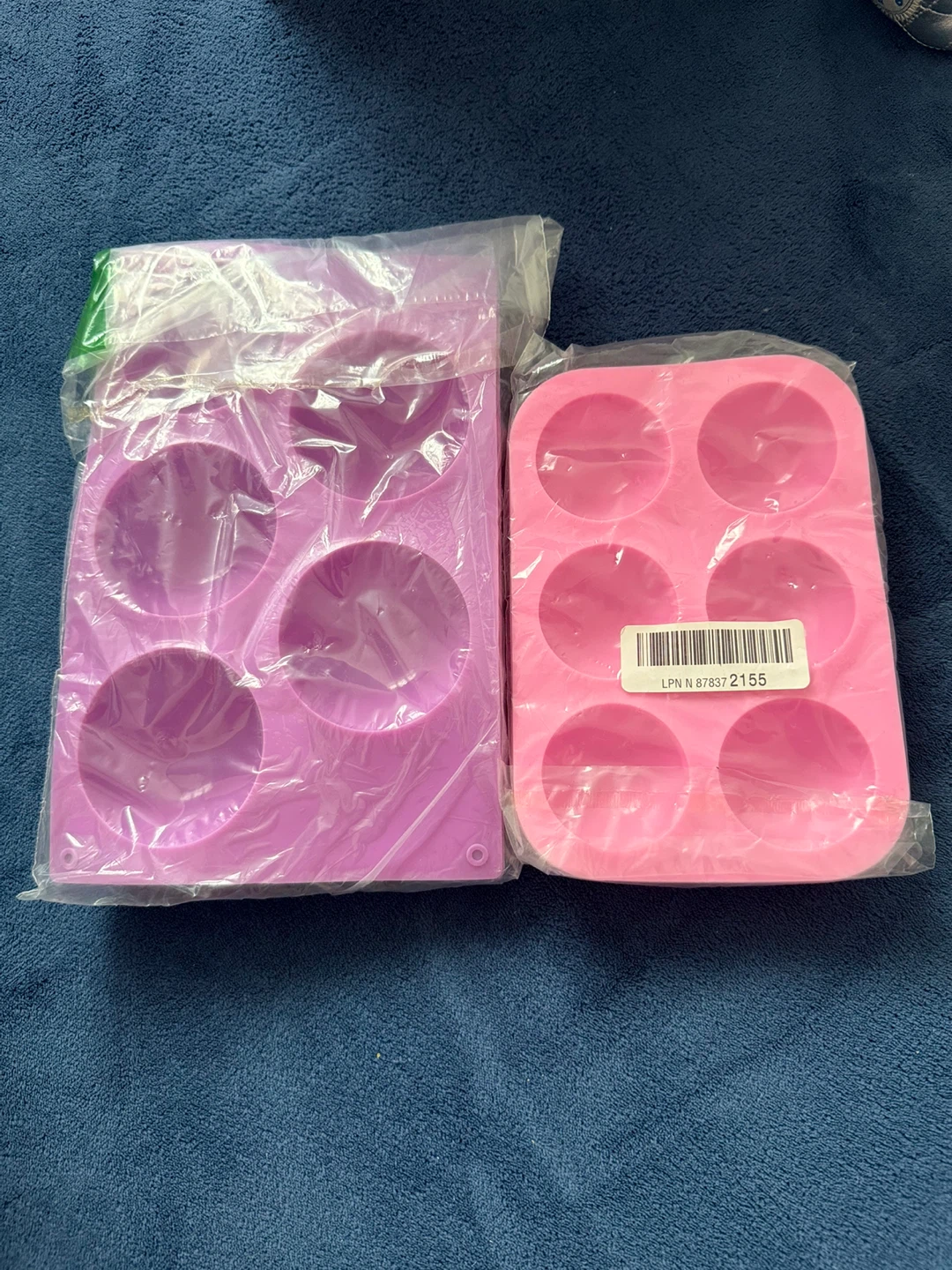 Set of 2 Silicone Molds (Purple & Pink)