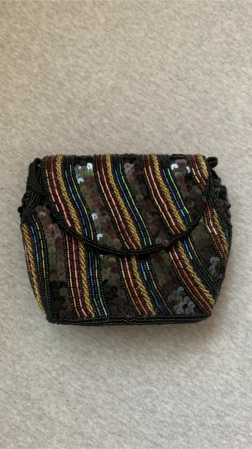 Beaded Sequin Evening Purse