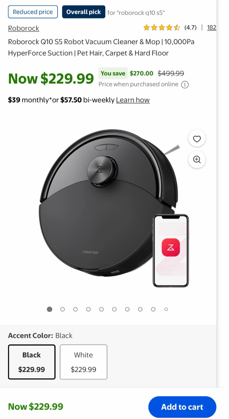 BRAND NEW, UNOPENED – Roborock Q10 S5 Robot Vacuum & Mop - photo 3