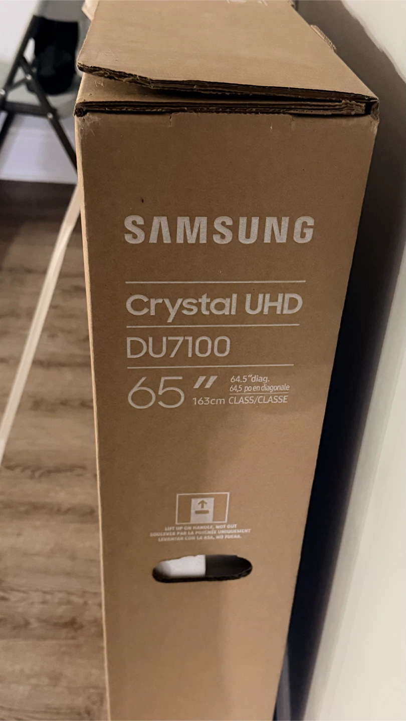 Samsung 65” 4K DU7100 TV + B750D 5.1 Soundbar & Subwoofer - photo 5