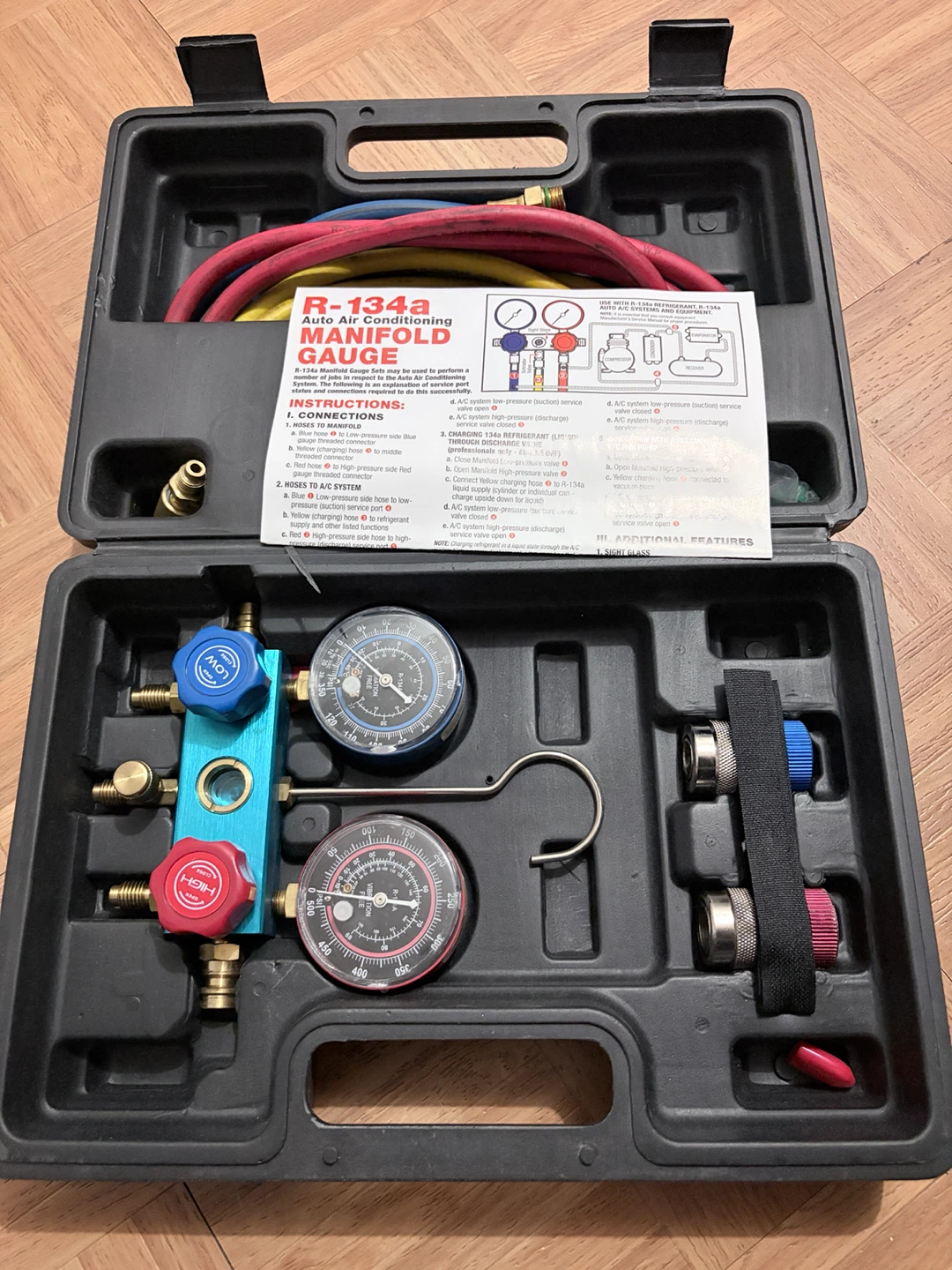 A/C Pro Professional Manifold Gauge & Hose Set - photo 2