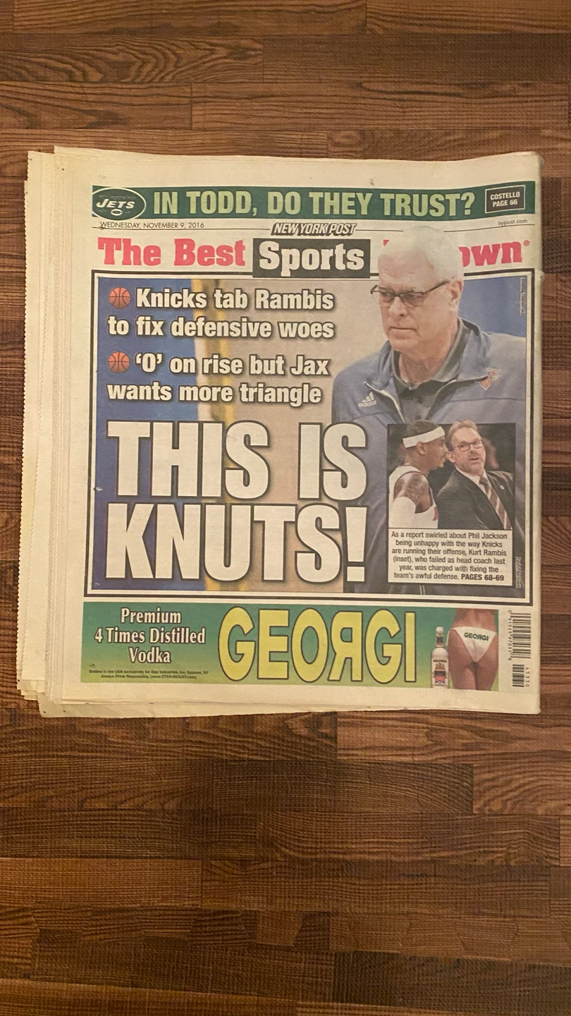 New York Post Newspapers - Nov 9, 2016 - photo 2