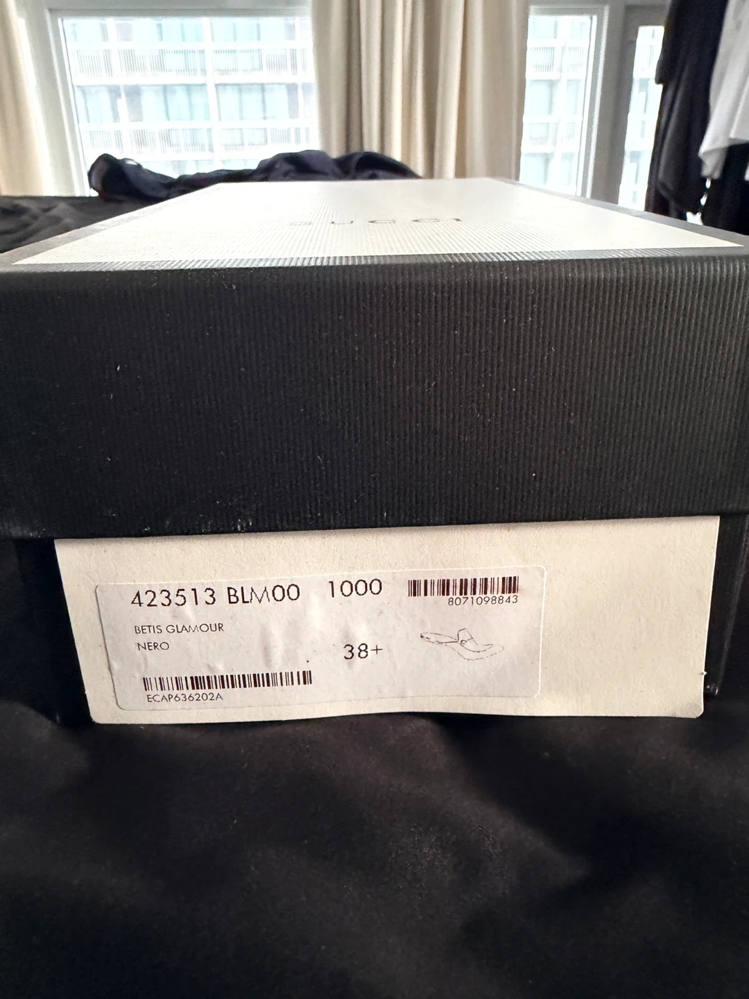 Gucci Black Leather Horsebit Mules Size 38+ - photo 3