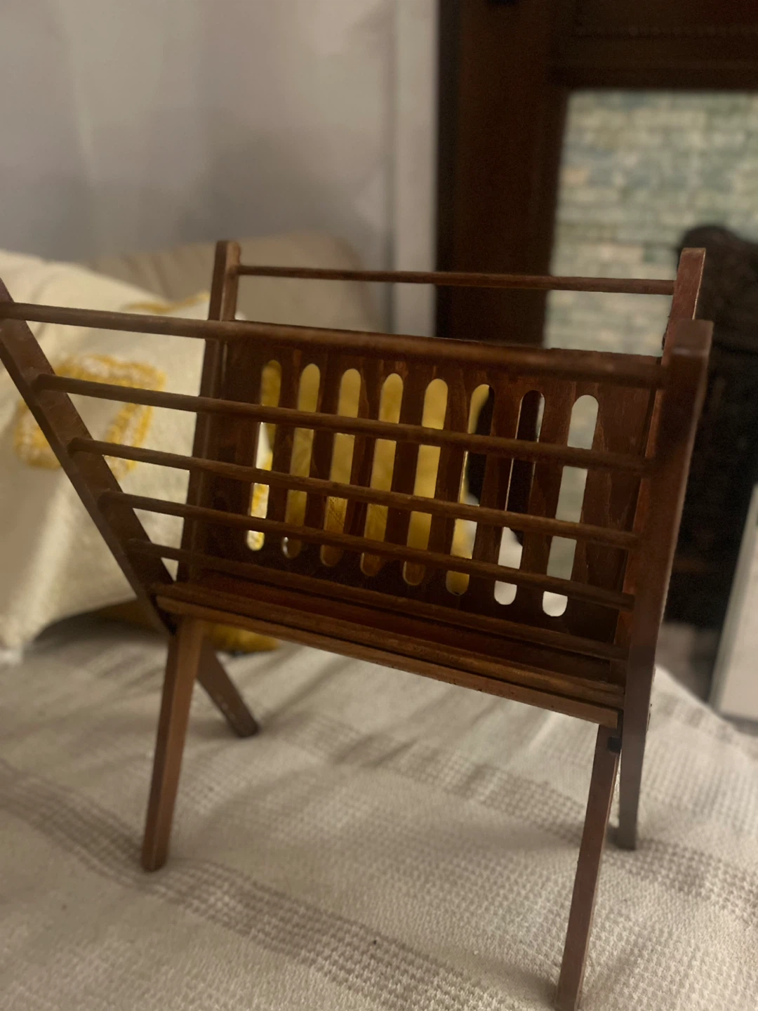 Cees Braakman Vintage Folding Wooden Magazine Rack - photo 2