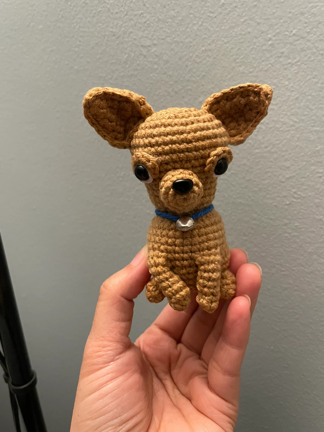 Handmade Crocheted Chihuahua Amigurumi