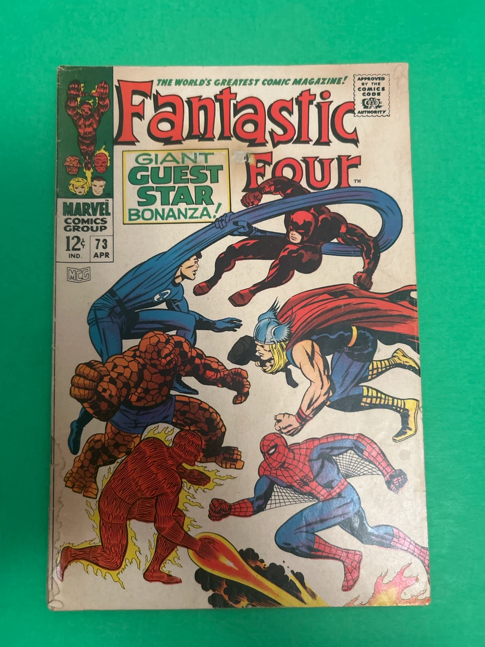 Vintage Marvel Fantastic Four Issue 73 Comic Book