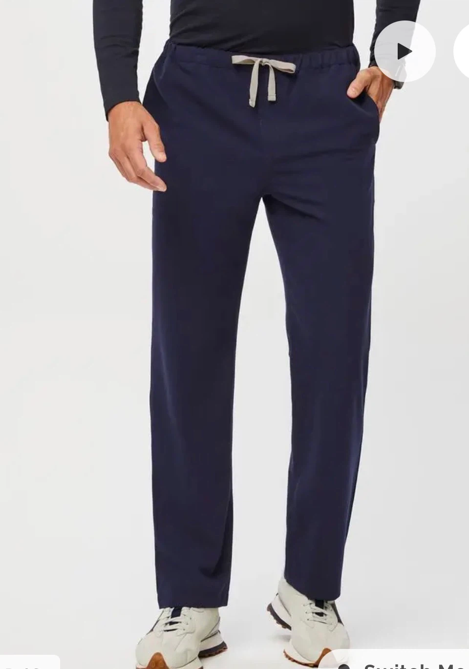 Figs Men’s Small Short Pisco Navy Straight Leg Scrub Pant - photo 4