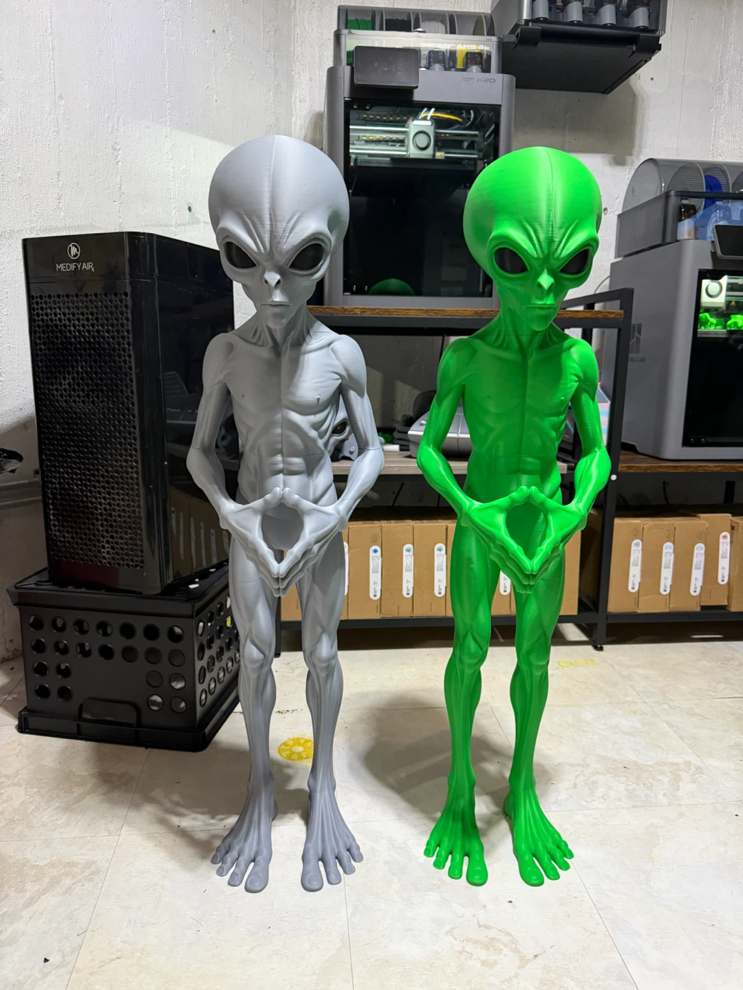 3D Printed Alien Figures - photo 3