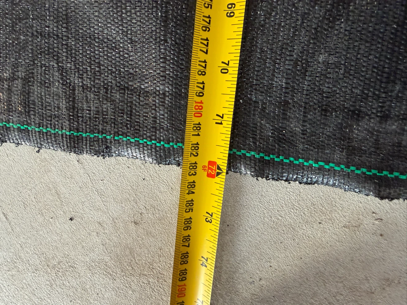 Black Landscape Fabric Roll