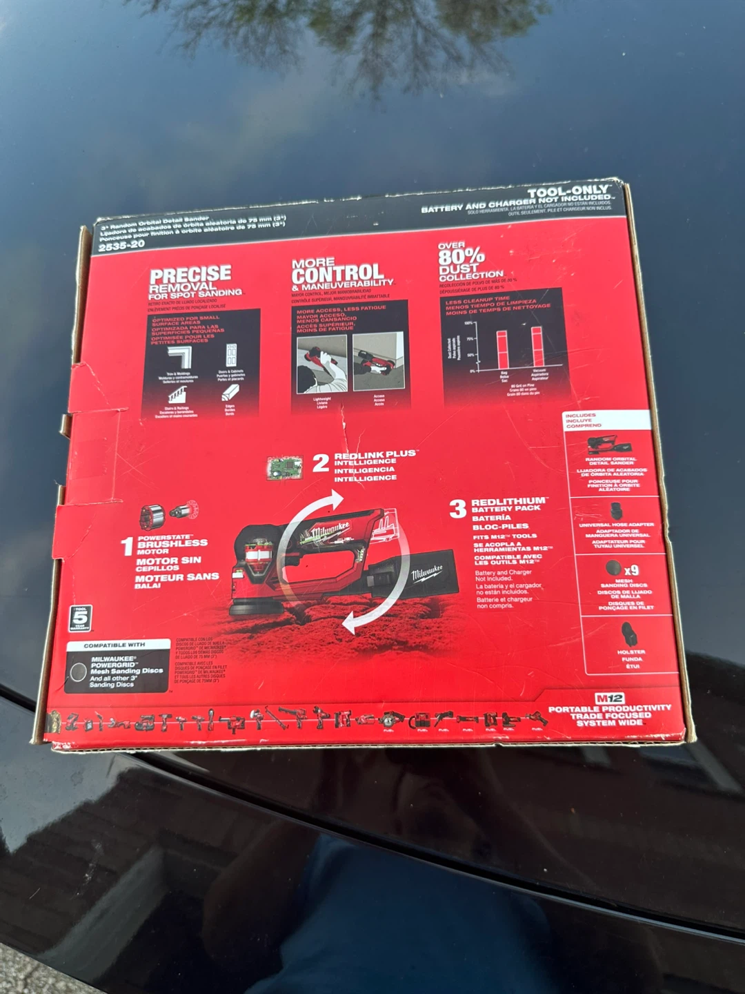 Milwaukee M12 FUEL Random Orbital Detail Sander - photo 3