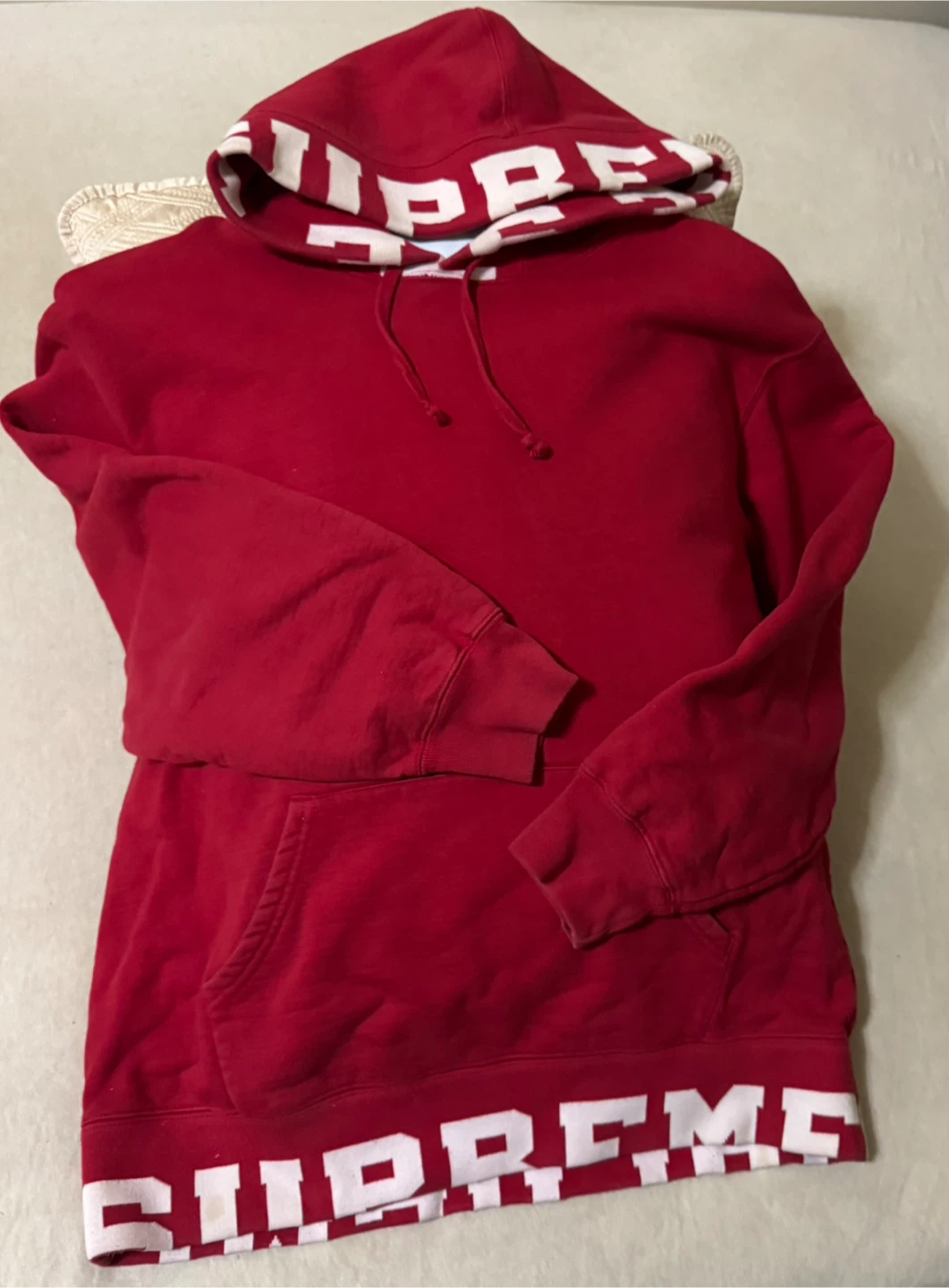 Supreme Cropped Logos Hoodie - photo 2