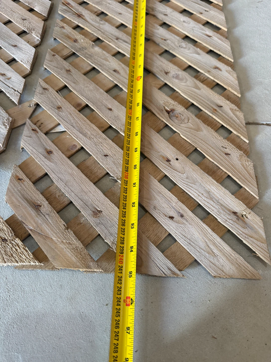 Wooden lattice panels - photo 2