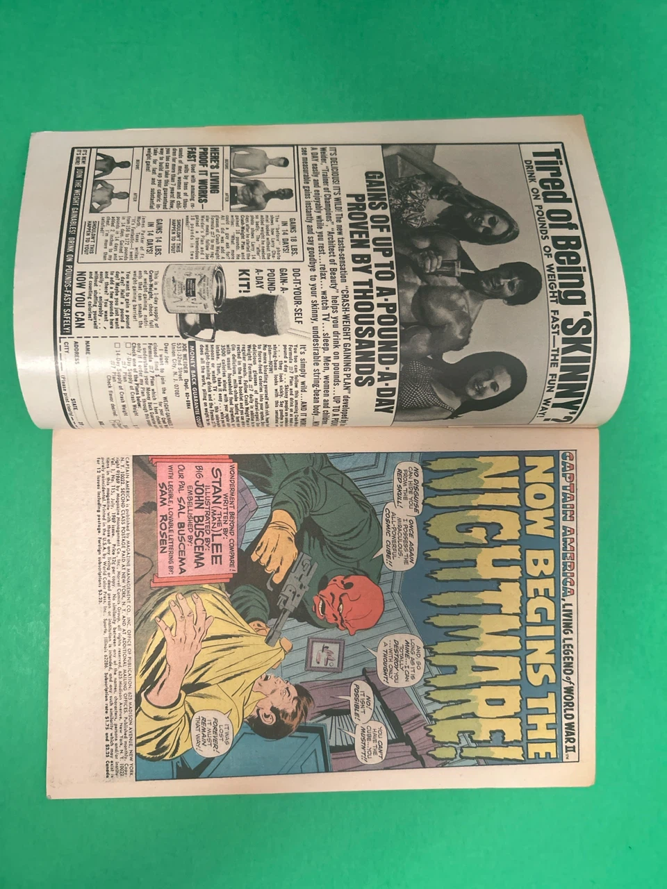 Captain America Issue 115 Marvel Comic - photo 3