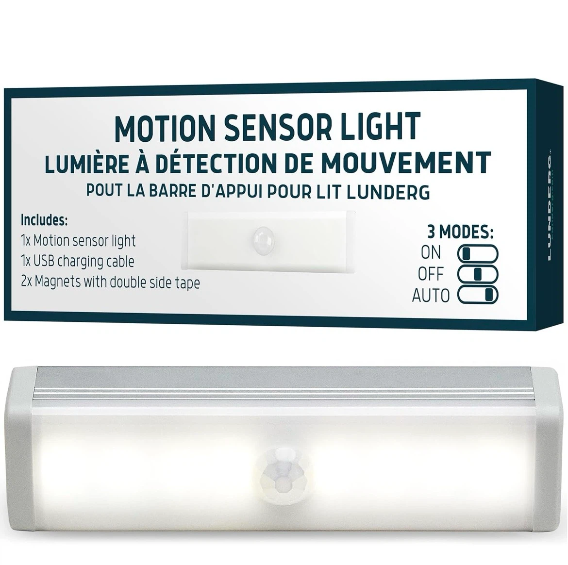Lunderg Motion Sensor Bed Light