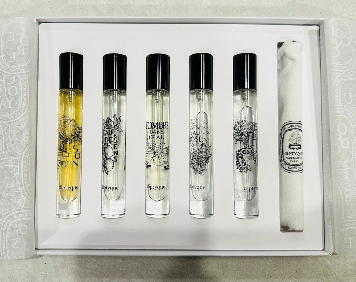 Diptyque Set of 5 Eaux de Toilette – 5 × 7.5ml – Unused