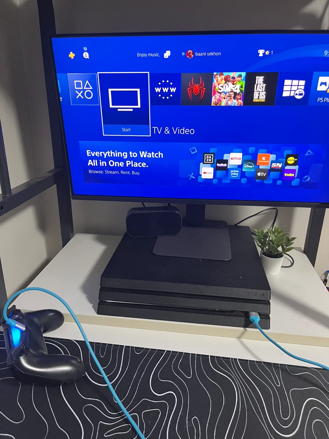 Sony PlayStation 4 Pro with Two Controllers also 5 games - photo 3
