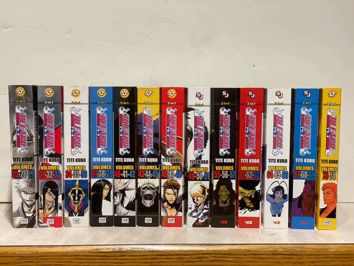 Bleach Manga Volumes 25-74