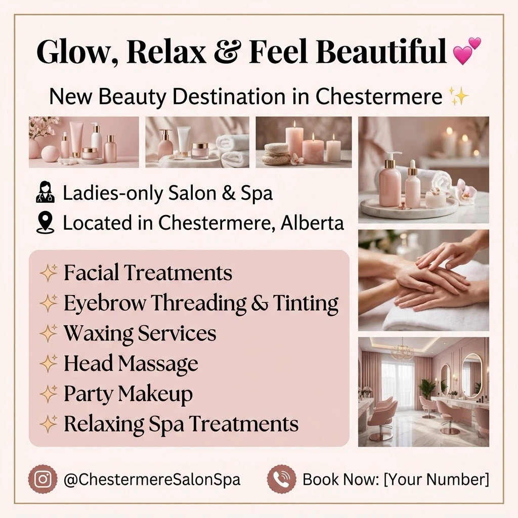 Ladies-only Salon & Spa in Chestermere, Alberta