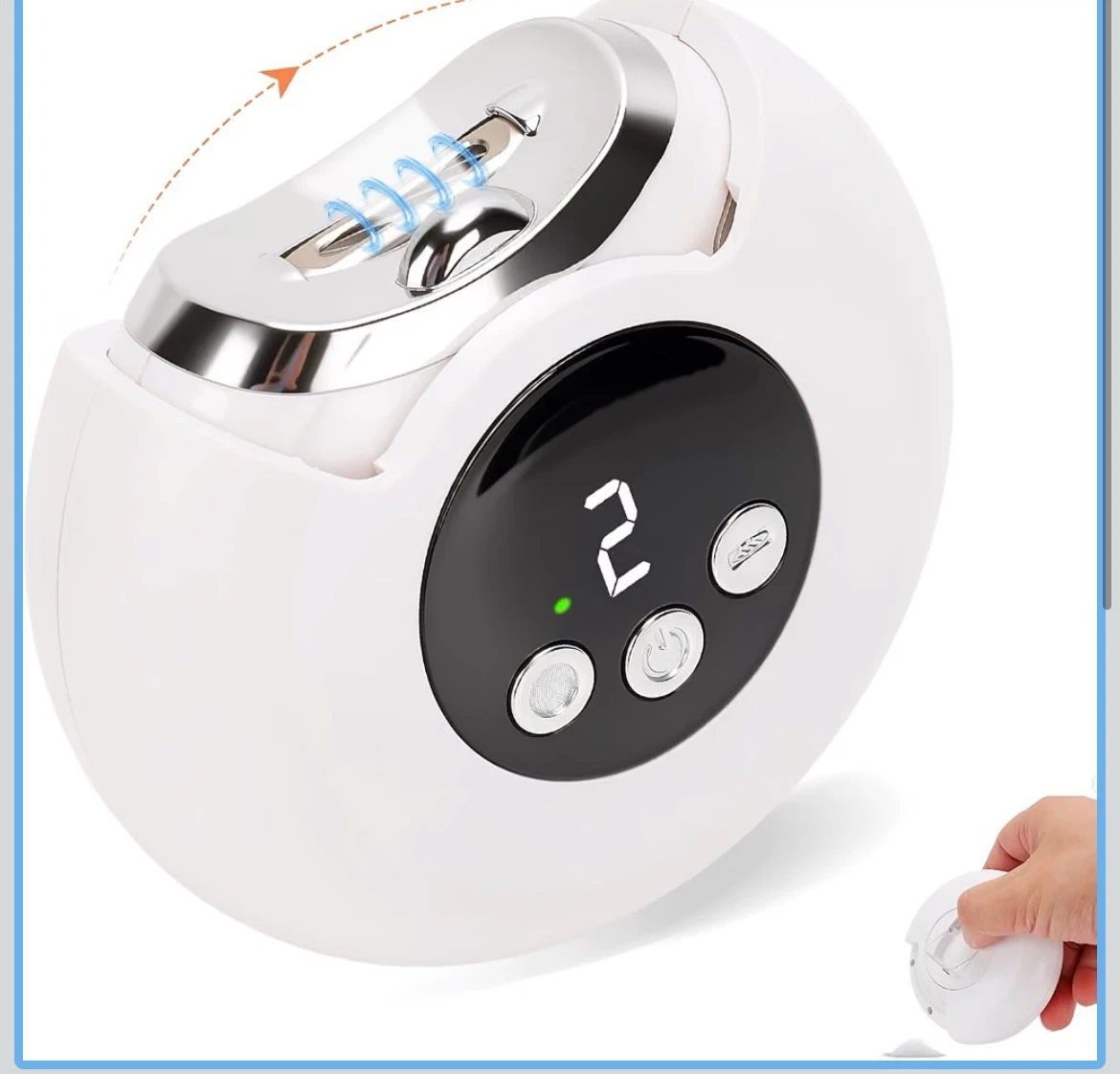 Electric Nail Clipper with LED Light