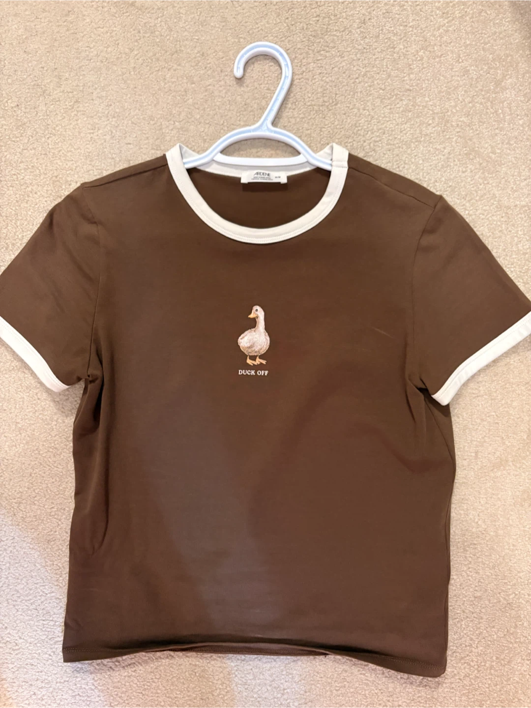 Duck Off ringer tee
