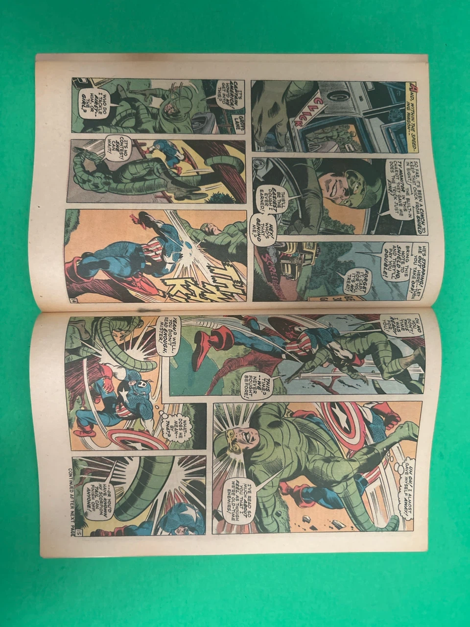 Captain America #122 Comic Book - photo 3