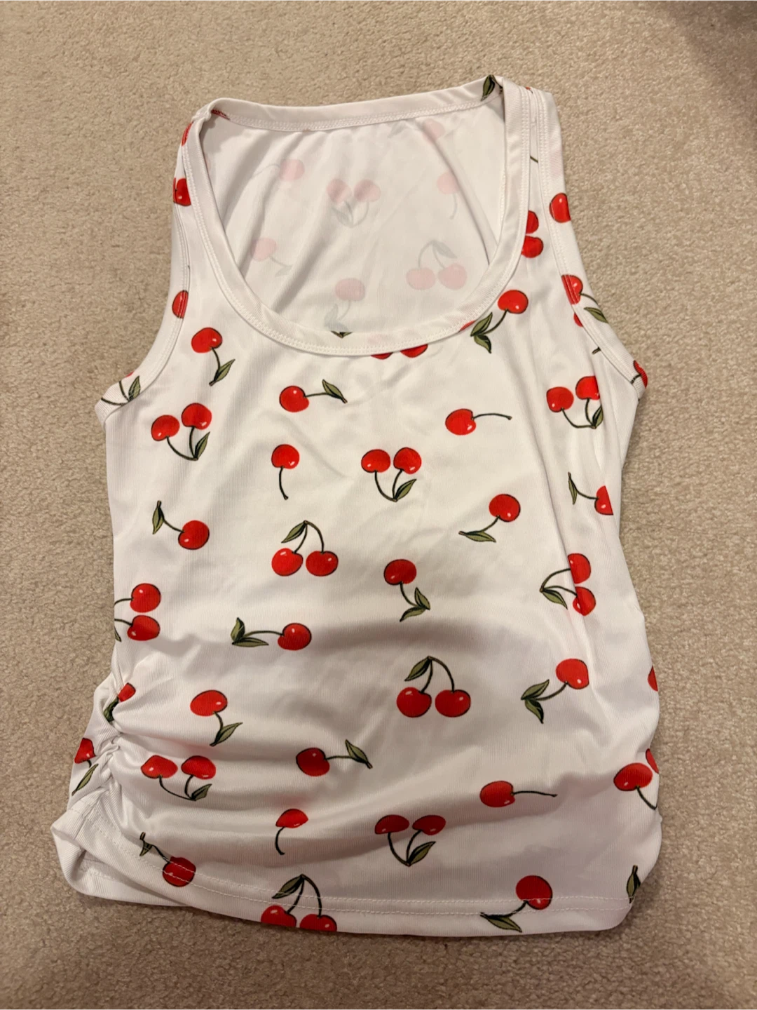 Cherry Print Tank Top