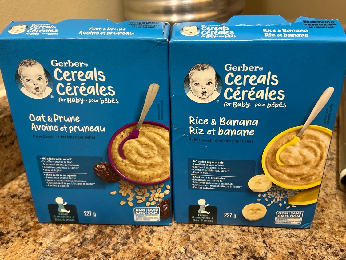 Gerber Baby Cereals (2 boxes)