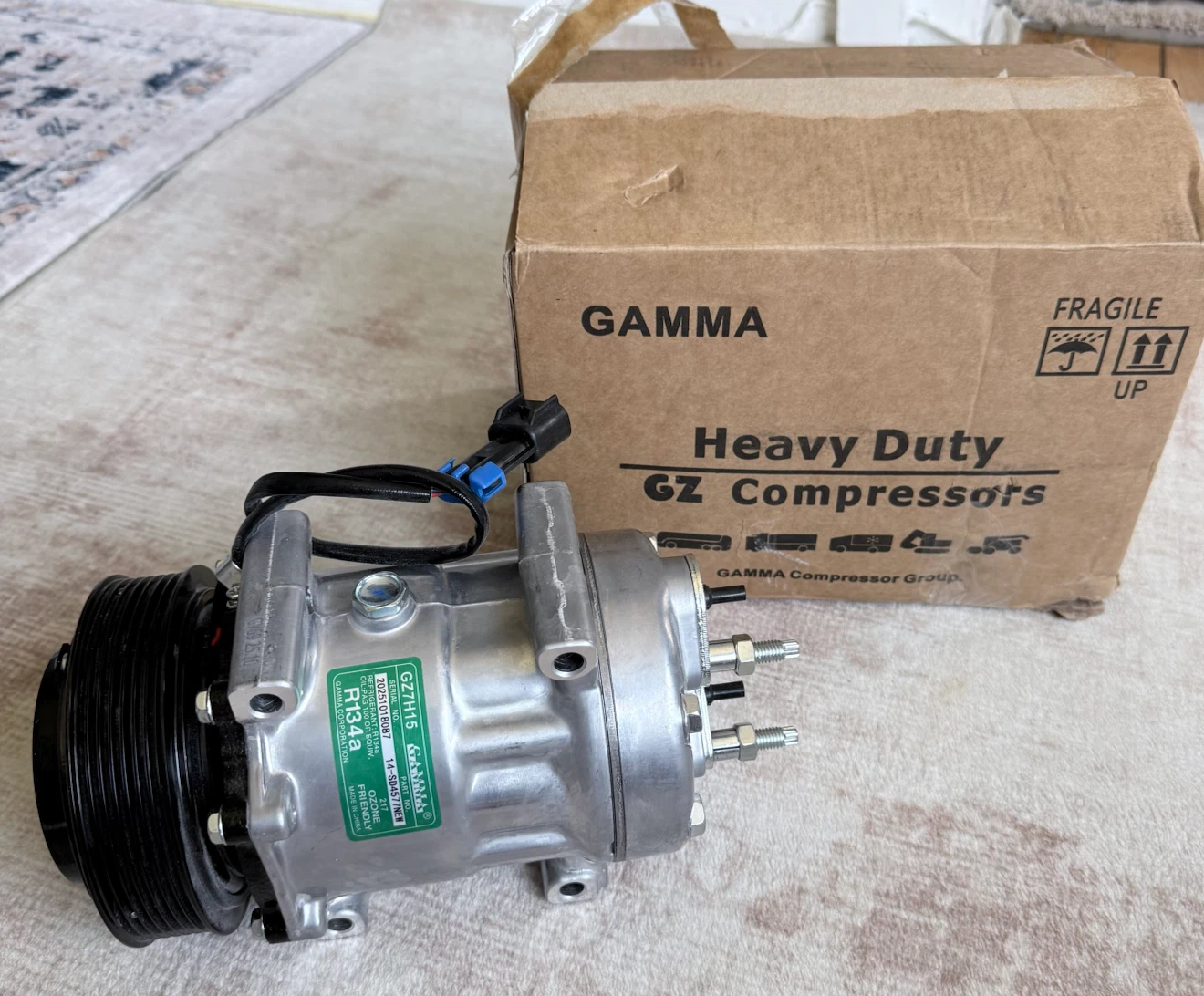 GAMMA Heavy Duty GZ Air Conditioning Compressor