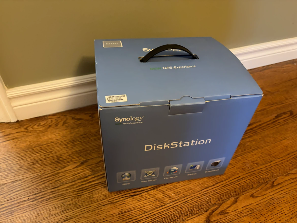 Synology DiskStation DS412+ NAS with 8TB total storage
