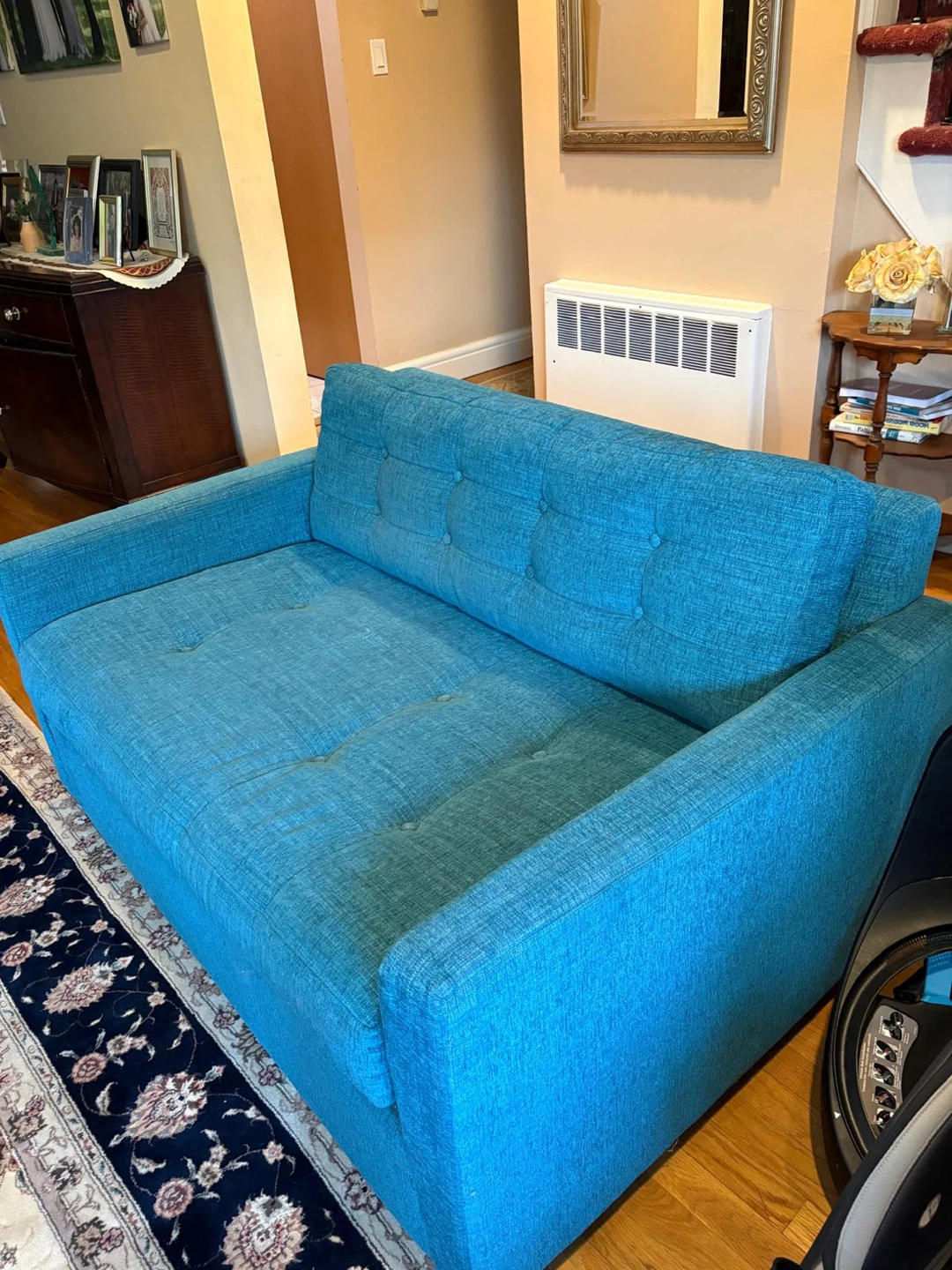 Joybird Eliot Twin Sleeper Sofa / Loveseat - Teal - photo 2