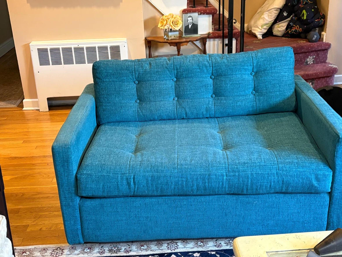 Joybird Eliot Twin Sleeper Sofa / Loveseat - Teal - photo 3