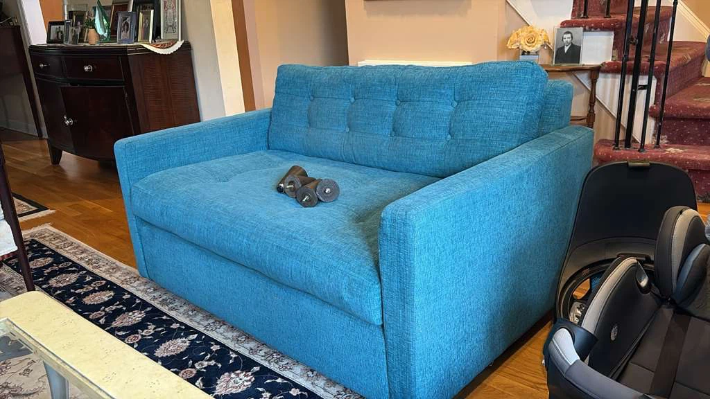 Joybird Eliot Twin Sleeper Sofa / Loveseat - Teal - photo 4