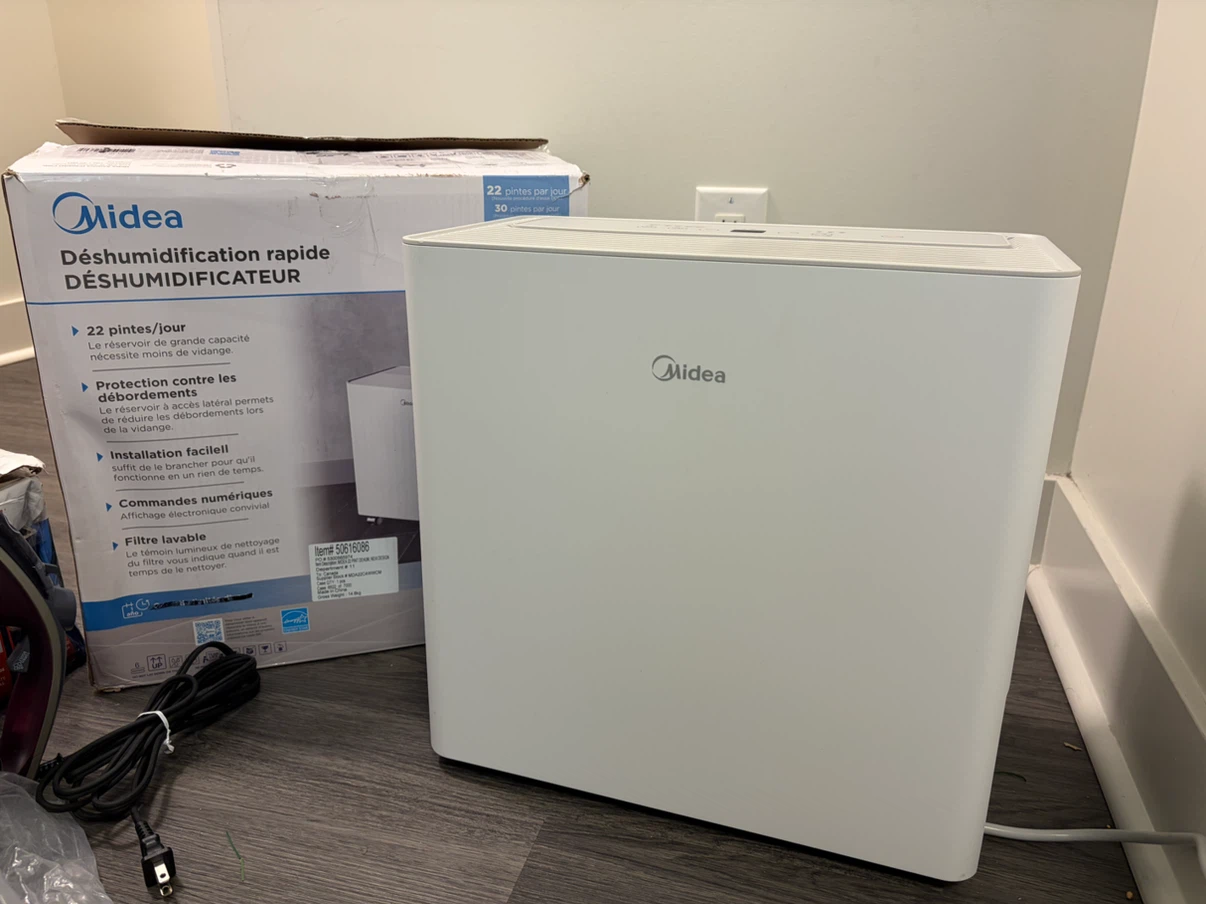 Midea EasyDry 22-Pint Dehumidifier