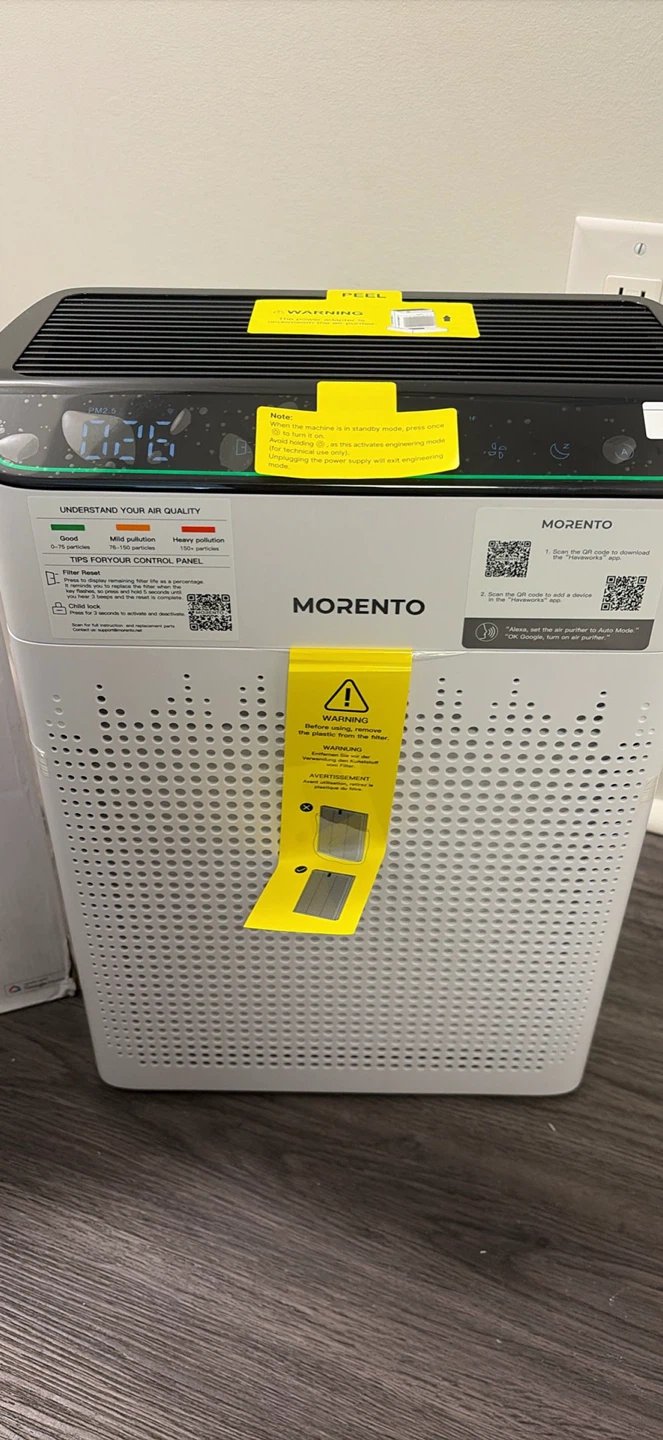 MORENTO Wifi Air Purifier Model MR5866 - photo 3