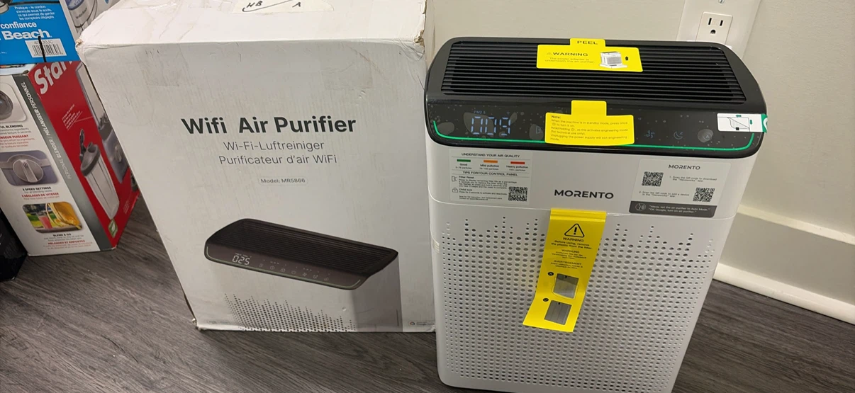 MORENTO Wifi Air Purifier Model MR5866 - photo 4