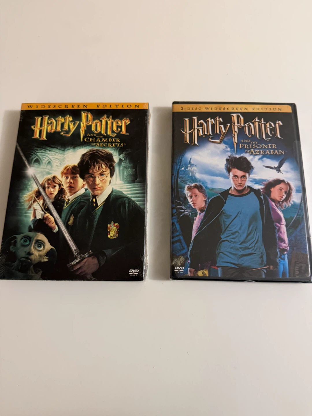2 Harry Potter Widescreen DVDs