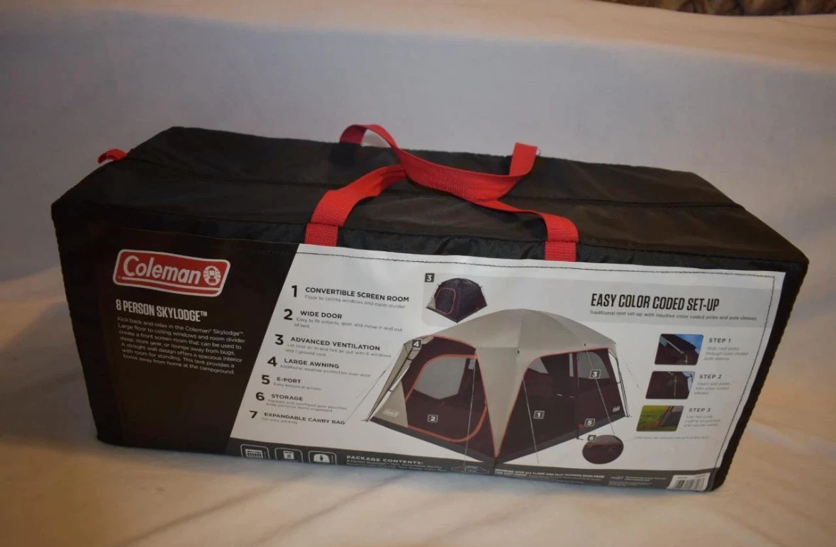 NEW Coleman Skylodge Convertible Screen Room 8-Person Tent - photo 3