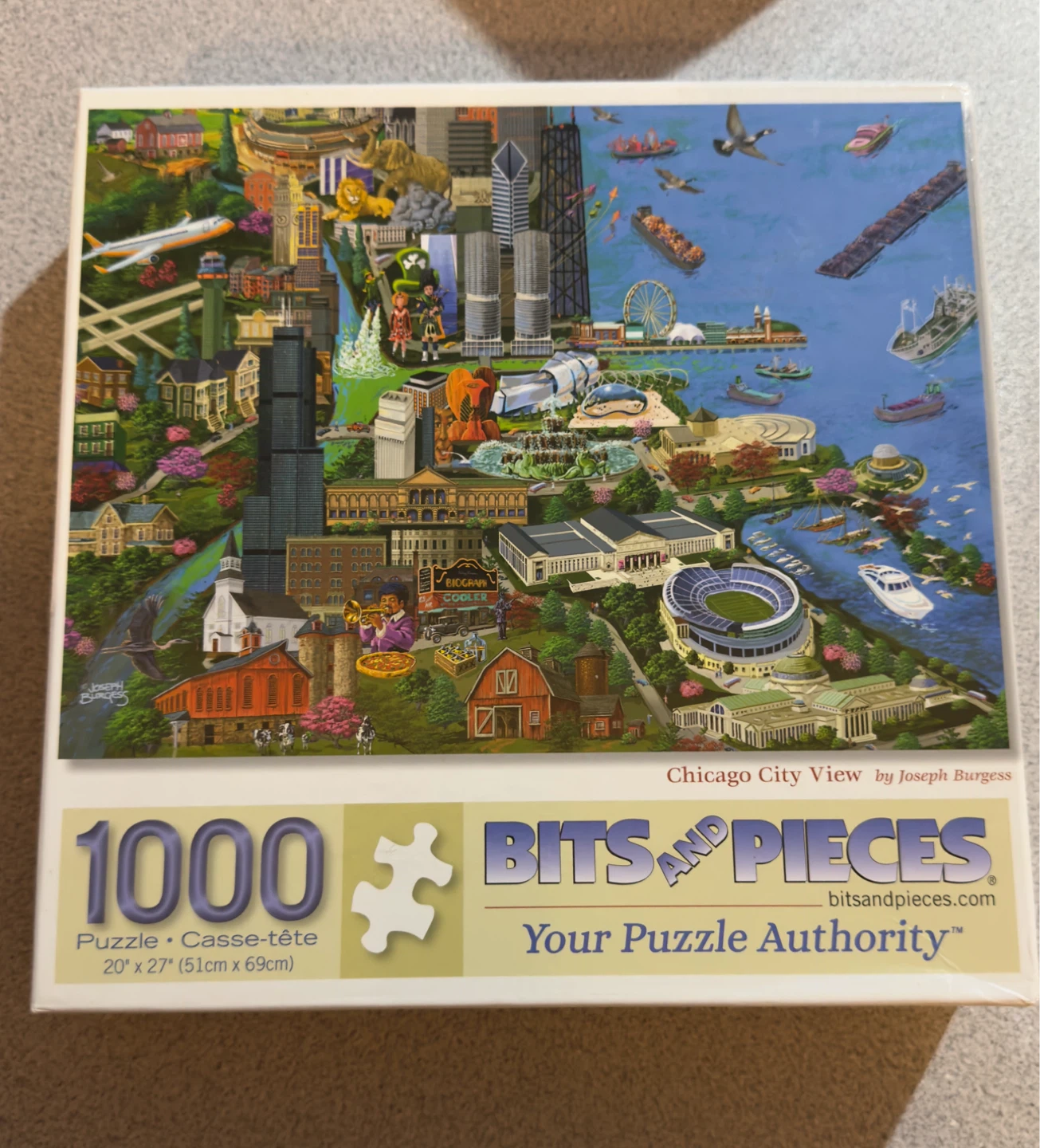 Bits and Pieces Chicago City View 1000 Piece Puzzle