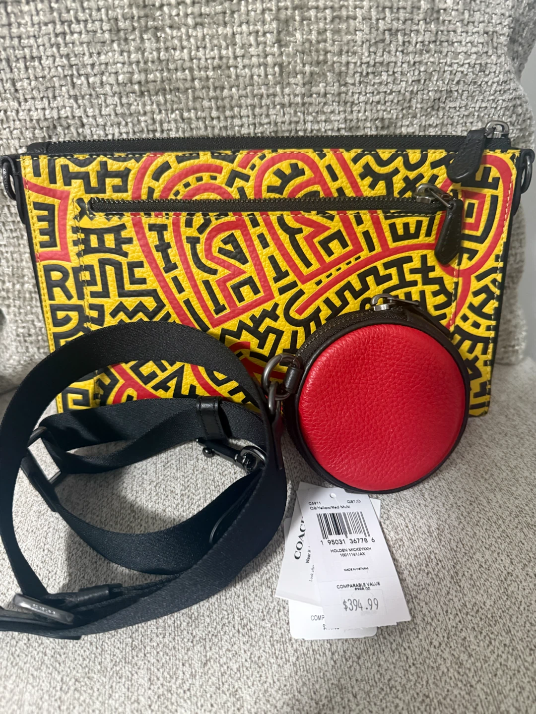 Coach x Keith Haring Crossbody Bag with Coin Pouch