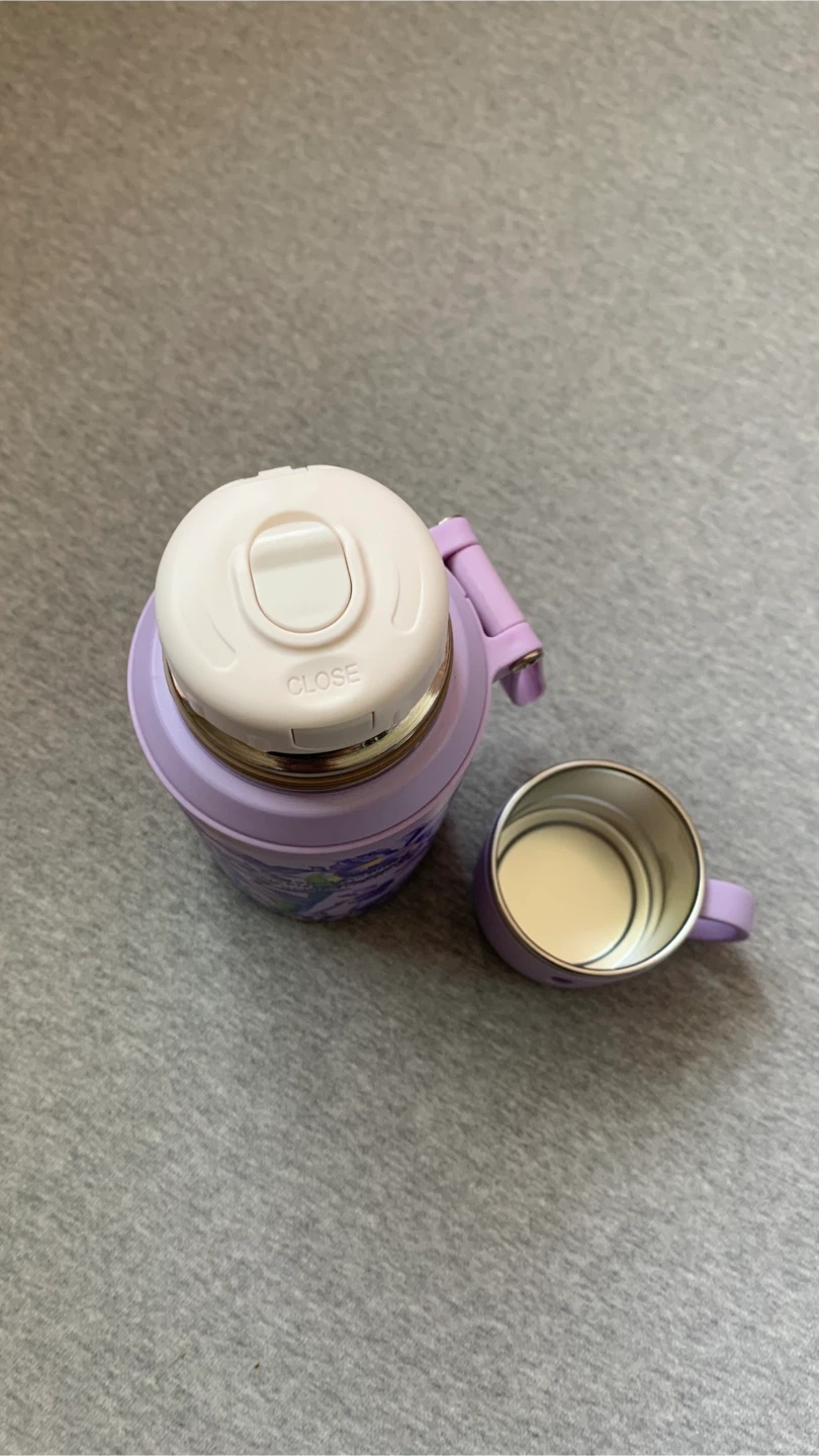 Purple Iris Floral Vacuum Insulated 9” Tea Thermal with Cup Lid - photo 3