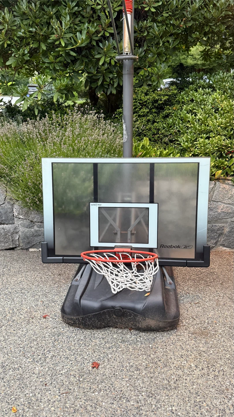 Portable & Adjustable Reebok Basketball Hoop